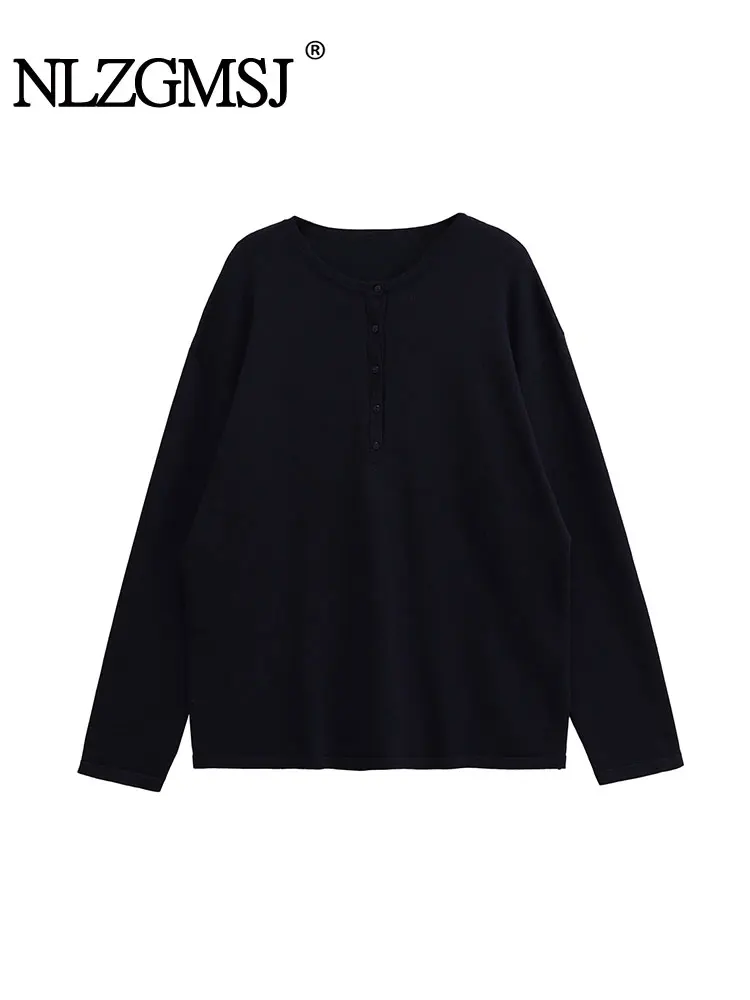 

NLZGMSJ Autumn Women's Sweater Long Sleeve Cropped Knitted Pullovers Elegant Knitwear Sweaters Tops ﻿