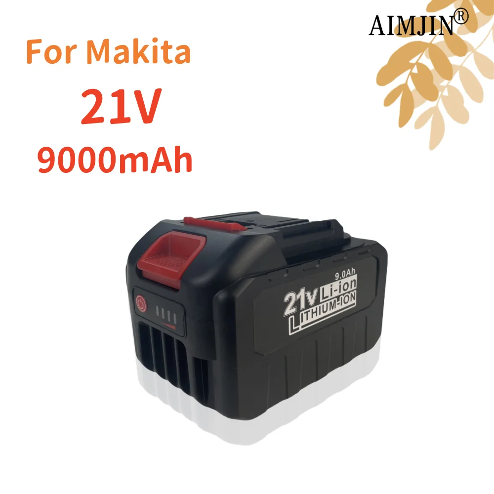 Suitable for Makita 21V 3000/6000/9000mah High-power Durable Lithium Battery, Series Electric Tool High Voltage Water Gun