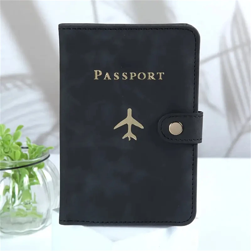 Travel Passport Cover Women Men Passport Credit Card Holder Case PU Leather Business Card Passport Wallet Travel Purse