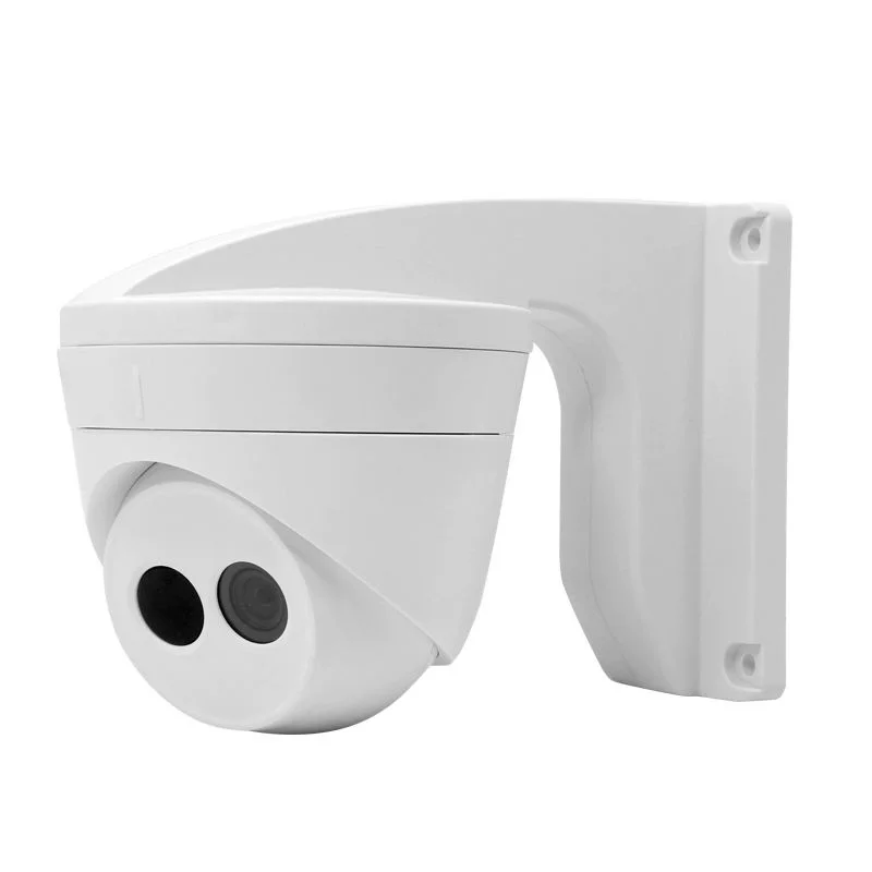 ABS Plastic/Aluminum alloy Indoor Outdoor L-Type Wall Mount Bracket for CCTV Security Dome IP Camera Mounting, Dome Camera Mount