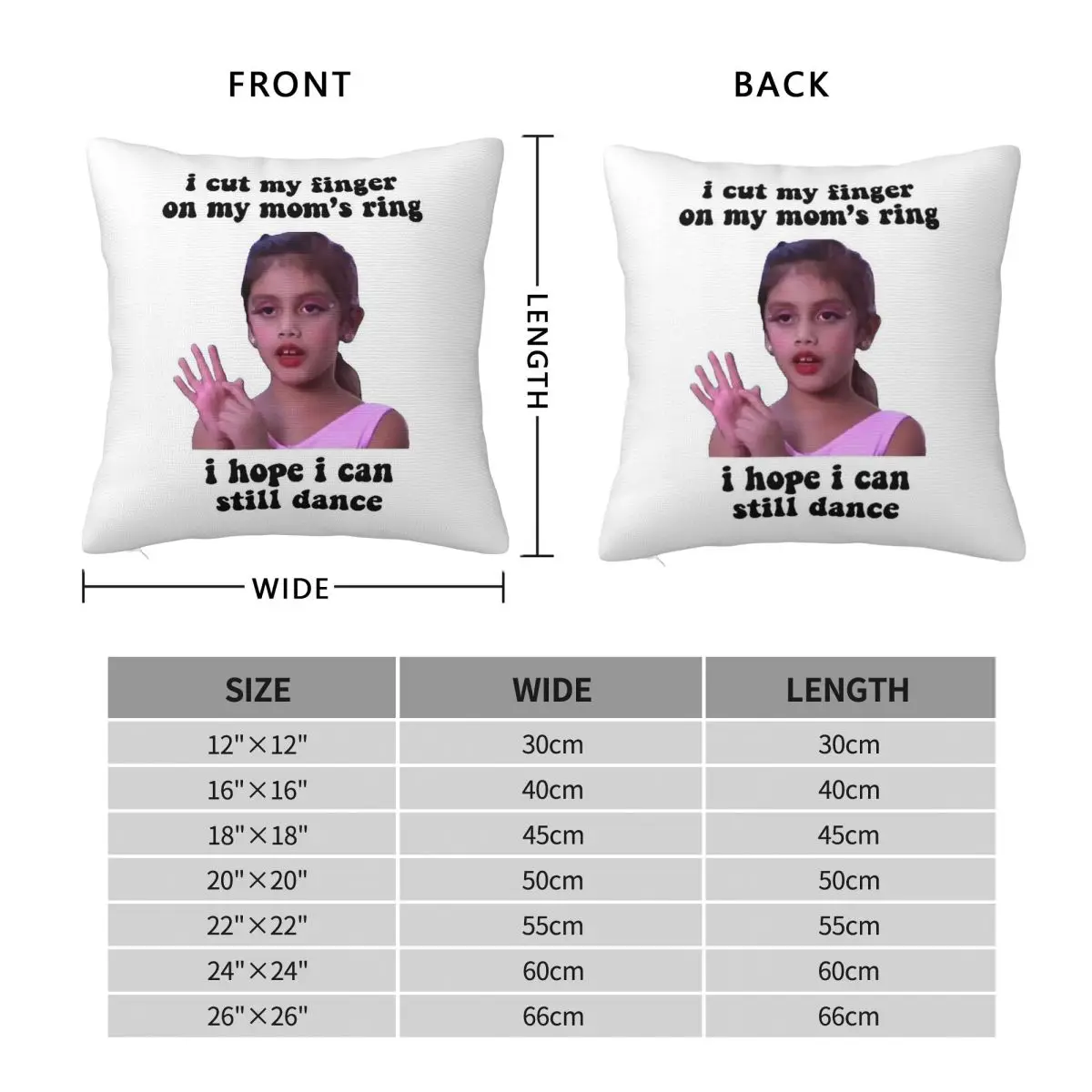 Dance Moms Vivi-Anne Stein Pillowcase Polyester Linen Velvet Pattern Zip Decor Room Cushion Cover