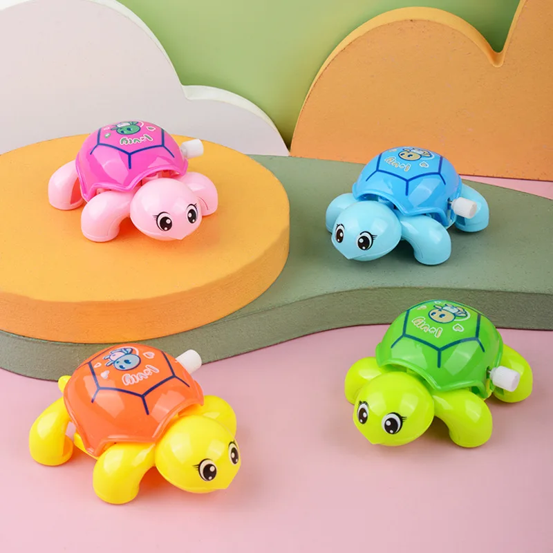 1pcs Random Color Cartoon Animal Turtle Classic Baby Water Toys Baby Swimming Turtle Kindergarten Gifts Children Beach Bath Toys