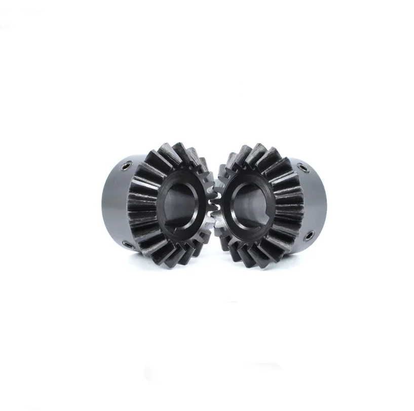 Custom 90 Degree Straight Bevel Gear S45C Carbon Steel 1 1.5 2 Module Equal Diameter Transmission Gear