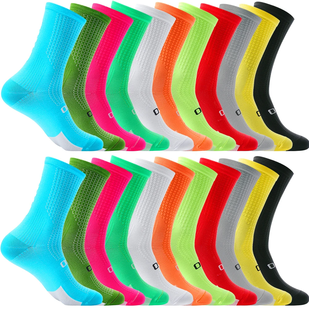 

2023 Non slip Cycling Football Outdoor socks Socks Breathable Basketball Protect Feet Wicking Bike Running Football Sport Grip S