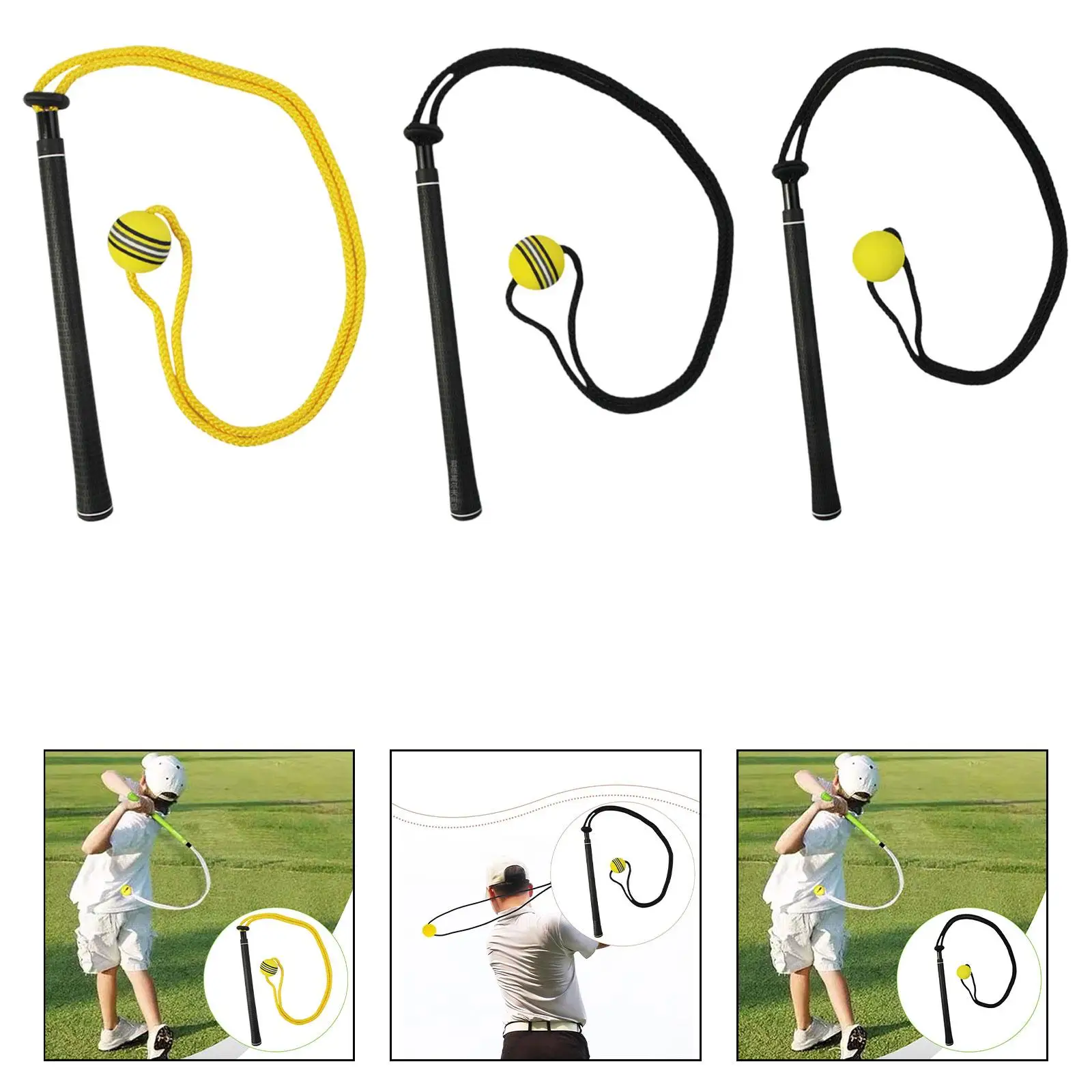 

Golf Swing Trainer Rope, Portable Warm-up Equipment for Indoor and Outdoor