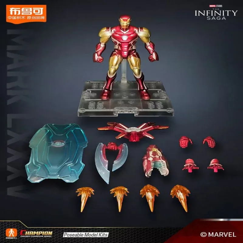 Original BLOKEES Iron Man Mk85 Thor Avengers Building Block ของเล่น Action ประกอบรูปอะนิเมะรุ่นของเล่นเด็กของขวัญวันเกิด