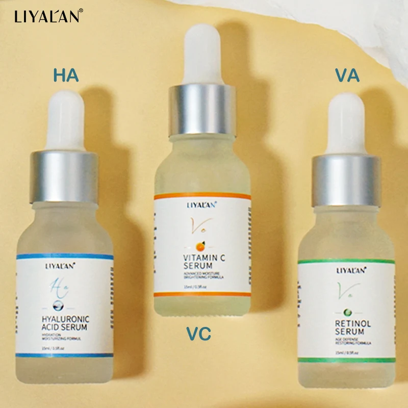 

Anti Aging Wrinkle Retinol Facial Serum Vitamin C For Face Brightening Pigmentation Hyaluronic Acid Skincare Beauty Health 15ML