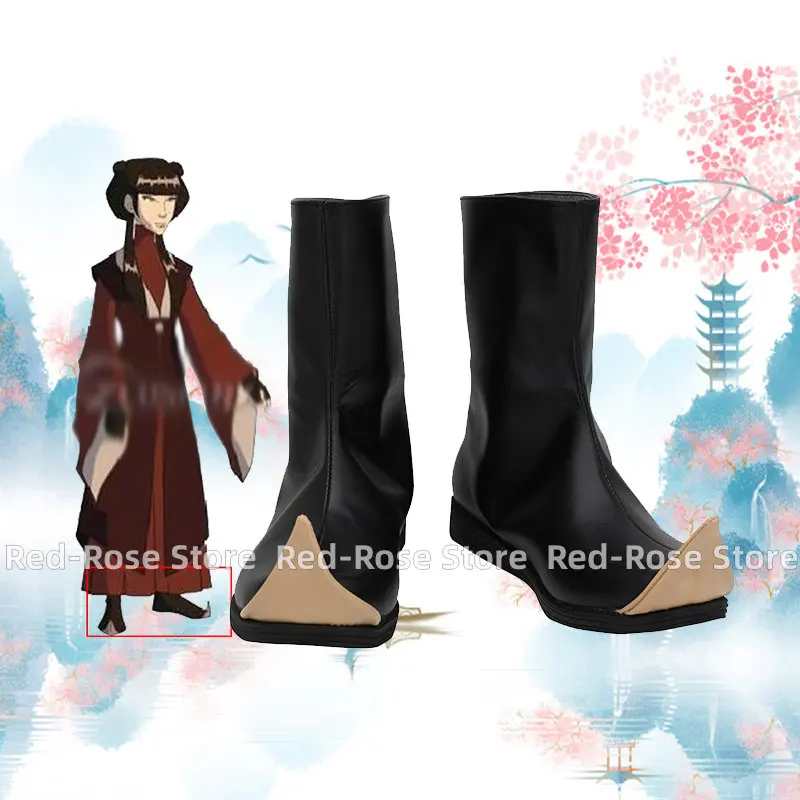 

Обувь Avatar Mai, черная обувь для косплея на Хэллоуин, Рождество, для женщин и мужчин