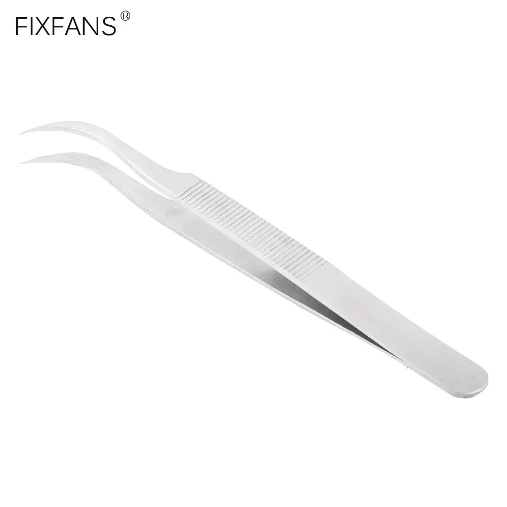 

Individual Eyelash Tweezers Professional Stainless Steel Curved Tweezers for Lab Work Craft Electronics Soldering Jewelry Making