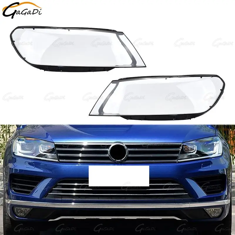 

GaGaDi для Volkswagen VW Touareg 2016-2018 автомобильные передние фары, водонепроницаемая прозрачная линза для фар, автозапчасти