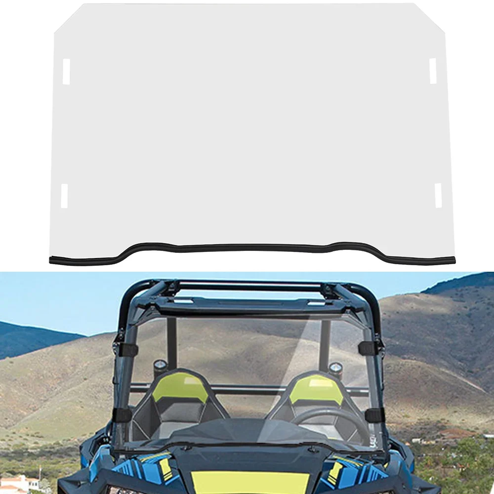 Full PC Front Windscreen Compatible with Polaris RZR XP 1000/ XP 4 1000/ 900/ S 1000/ Trail S 900/ Trail S 1000 2014-2019