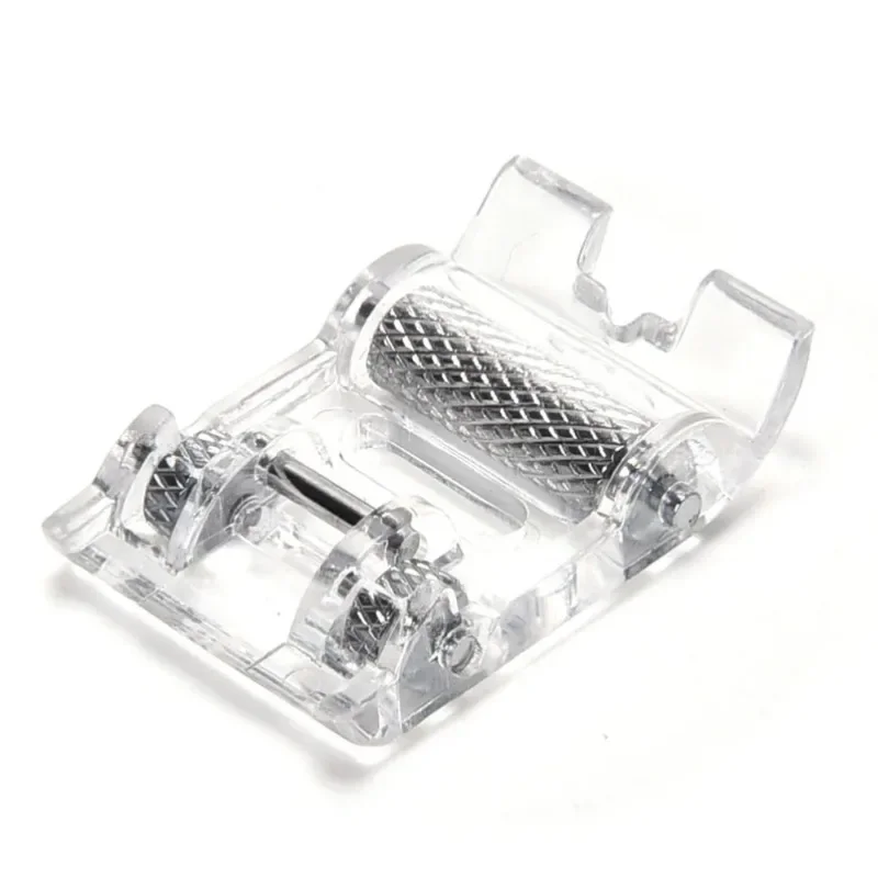 1Pcs Sewing Machine Presser Foot Leather Roller Foot for Snap Singer Brother Janome Sew Machine Accessories Overlock Equipment