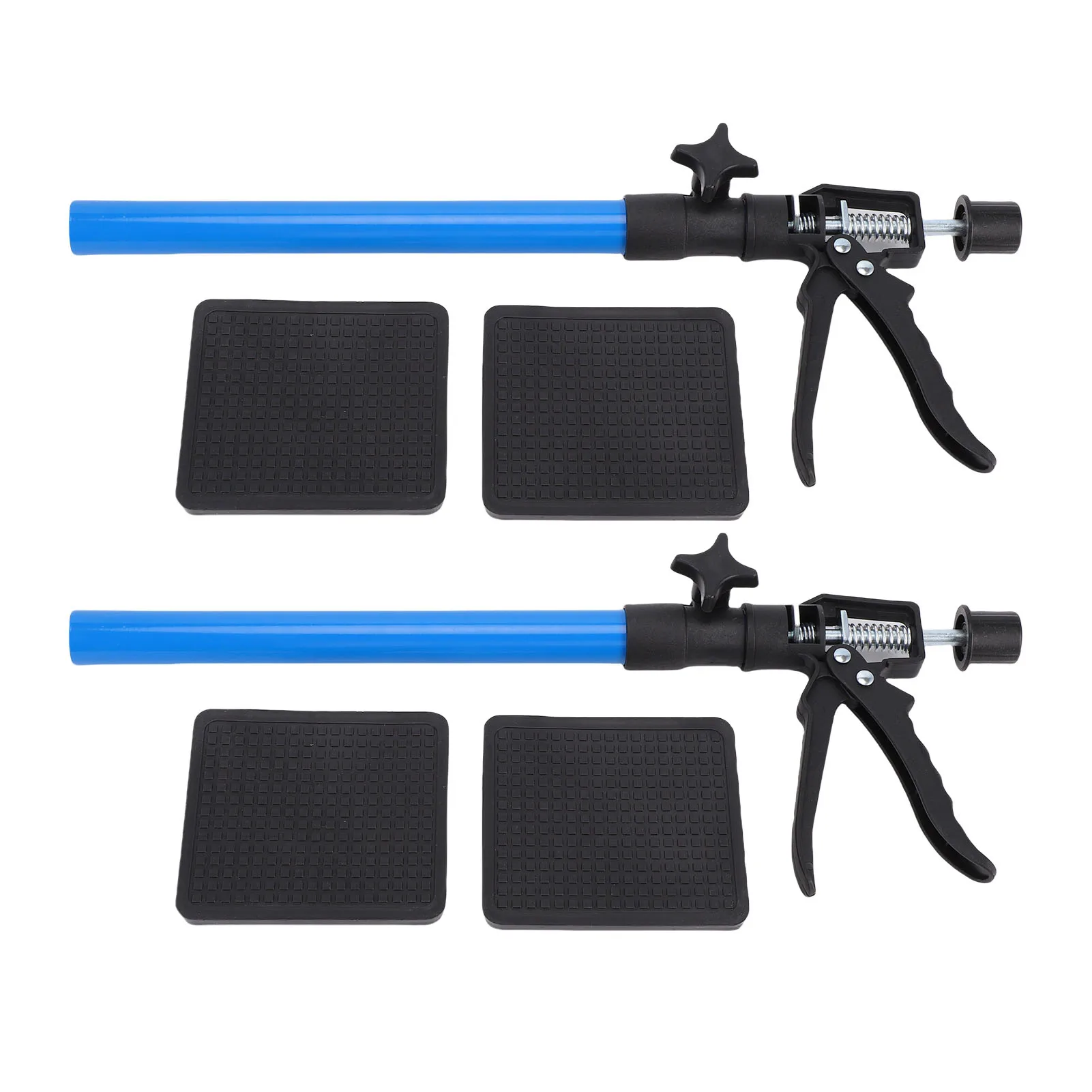 2 Pcs Cabinet Jack 50-115cm Telescopic 40kg Load Bearing Large Anti Slip Pad Adjustable Support Pole for Cabinet Installation