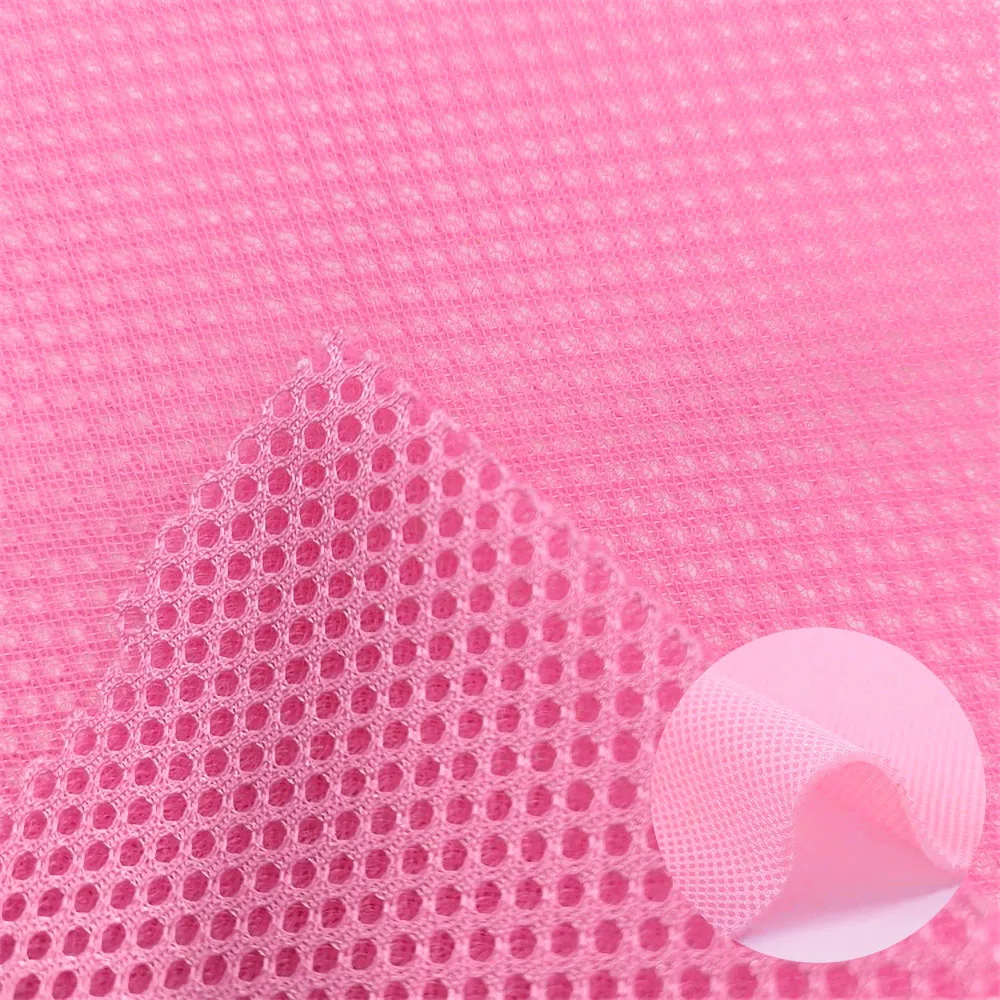 Breathable 3D Mesh Fabric Air Layer Solid Color Handcraft DIY Upholstery Make Chair Speaker Dustproof Soundproof Net Cover Cloth