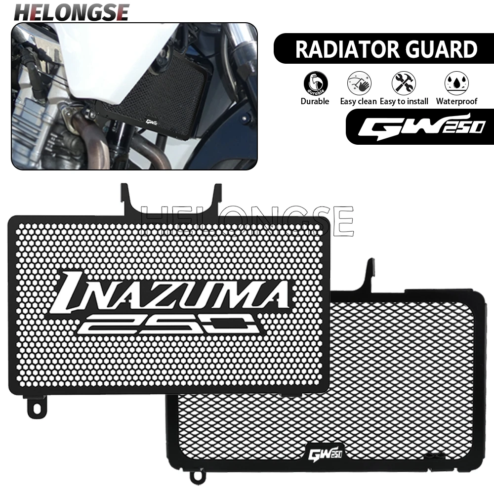 Protector de Radiador y Enfriador de Aceite para SUZUKI GW250 Inazuma 250 GSR250 2013-2017 2016 2015 Inazuma250 INAZUMA HELONGSE