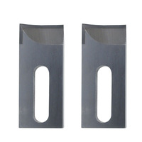 2 Pcs Wood Round Rod Stick Pole Making Milling Cutter Knife Blade for Woodworking Bar Dowel Turning Lathing Forming HSS Tools
