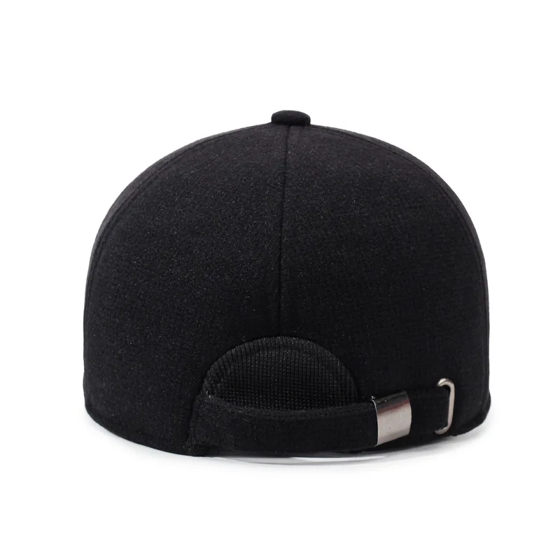 Dicke und warme, verstellbare Ohrenschützer-Baseballkappe für den Außenbereich für Herbst und Winter – Detail 4