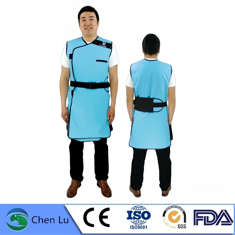 سترة احترافية للحماية من إشعاع جاما راي الأشعة السينية 0.35/0.5mmPb، مريلة رصاص فائقة النعومة للأشعة التداخلية للمستشفى