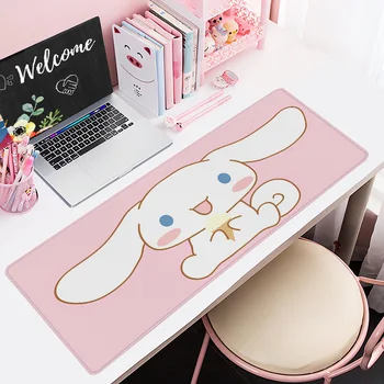 Mouse Pad Sanrio Cinnamoroll Dog Desk Mat Xxl Computer Offices Big Mousepepad Mousepad Gamer Mouspad Keyboard Long Pad Mausepad