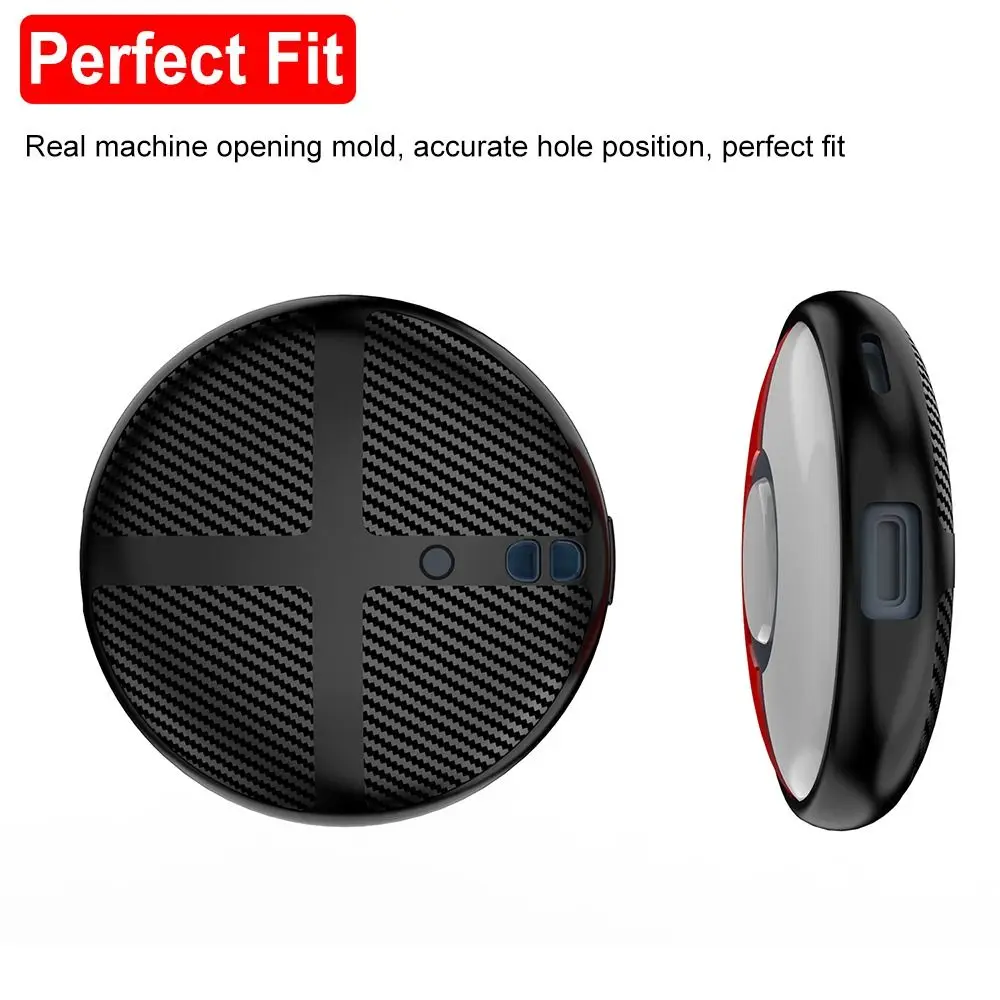 Profissional estojo protetor macio, cobertura total, TPU poke bola capa, lavável, resistente ao desgaste, back shell para Pokémon Go Plus jogo