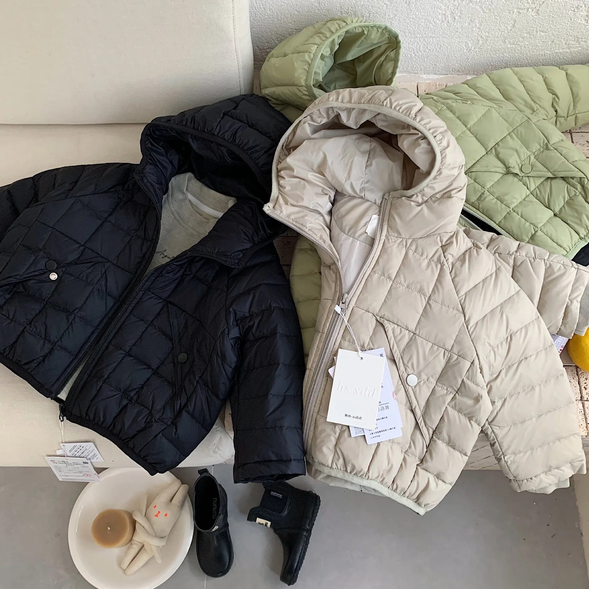 

2025 Winter Kids Baby Girls Down Jacket Solid 90% White Duck Toddler Boys Down Coat Windproof Children 3-8Y Girls Outerwear Coat