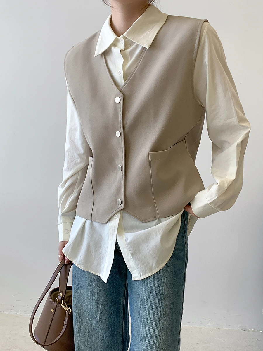 

Faionable Утягивающая верхняя одежда, простой Sle V-Ne с одной пуговицей, роскошная осенняя новинка 602