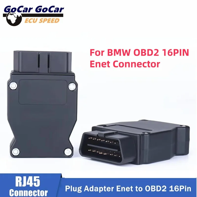 

New OBD OBDII Enet Plug Adapter for BMW ENET Ethernet to OBD2 16-Pin Connector Plug for BMW ICOM Code Interface