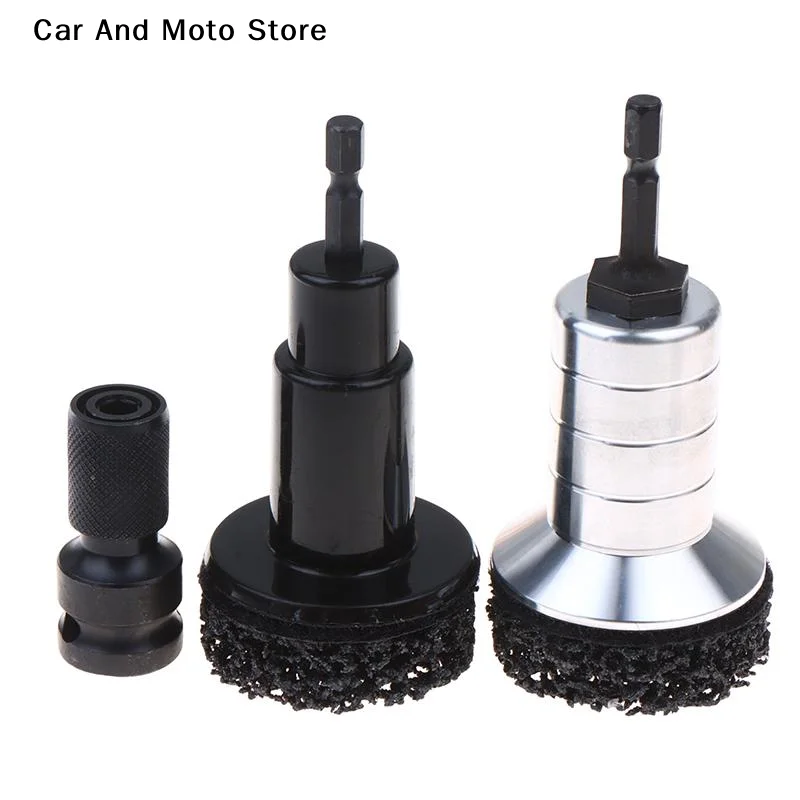 Wheel Hub Rust Removal Brush Set  Heavy Duty Brake Hub Surface Stud Cleaning Polishing Kit for Vehicle Mechanics Daily Use