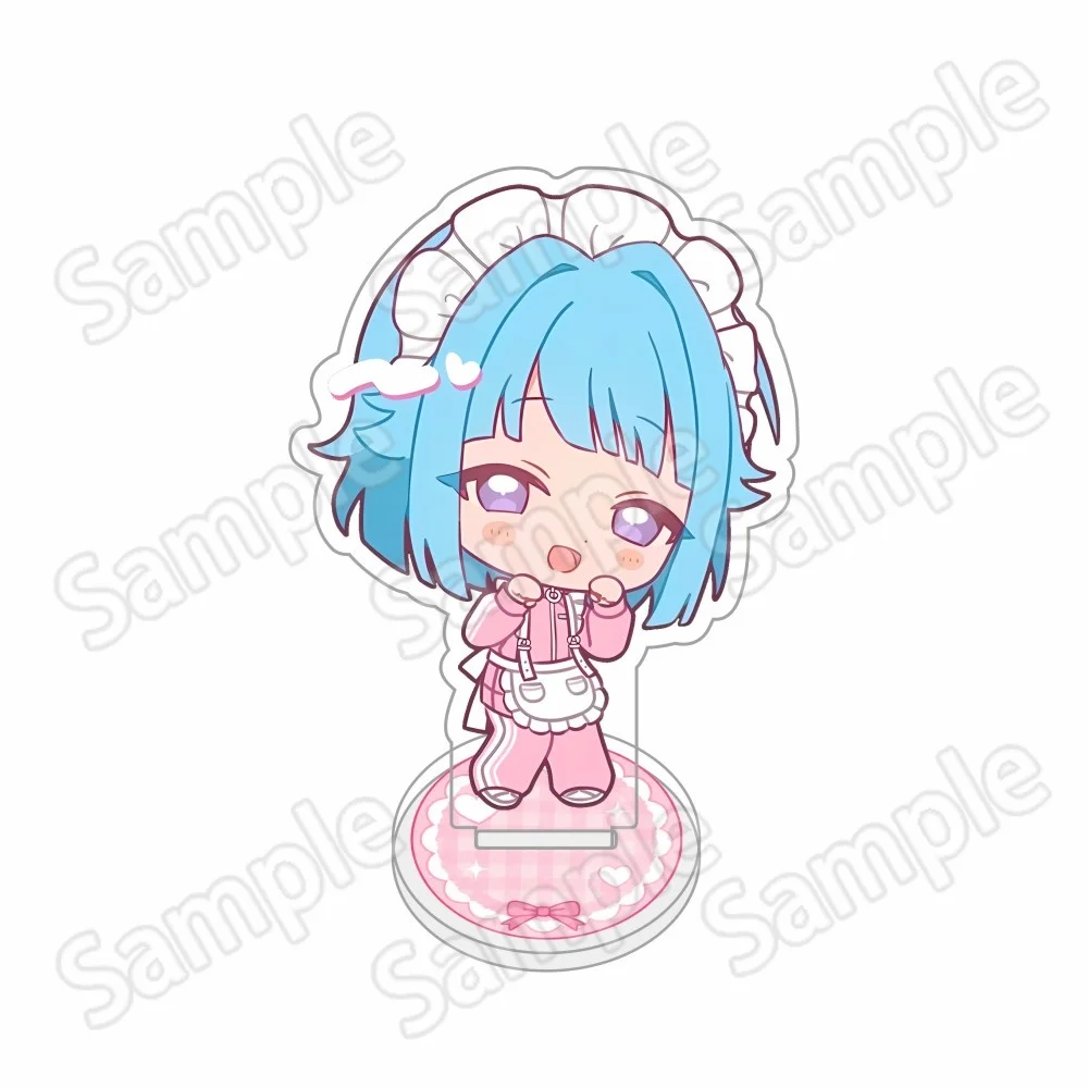 Ensemble Stars Maid Apron Jersey 10cm Acrylic Stand Keychain Hidaka Jun Sazanami Sakuma Desktop Ornament Collectible Fan Gift