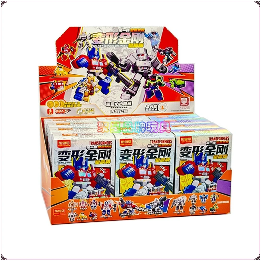 

New Blokees Transformers Action Figures Anime Characters Limited Edition Optimus Prime Bumblebee Megatron Model Toy Kids Gifts