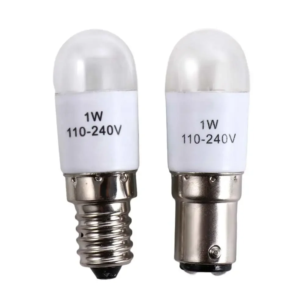 0.7W 220V E12 E14 BA15D LED Tube For Sewing Machine Universal Screw-In Sewing Supplies Light Bulb Sewing Lighting LED Light