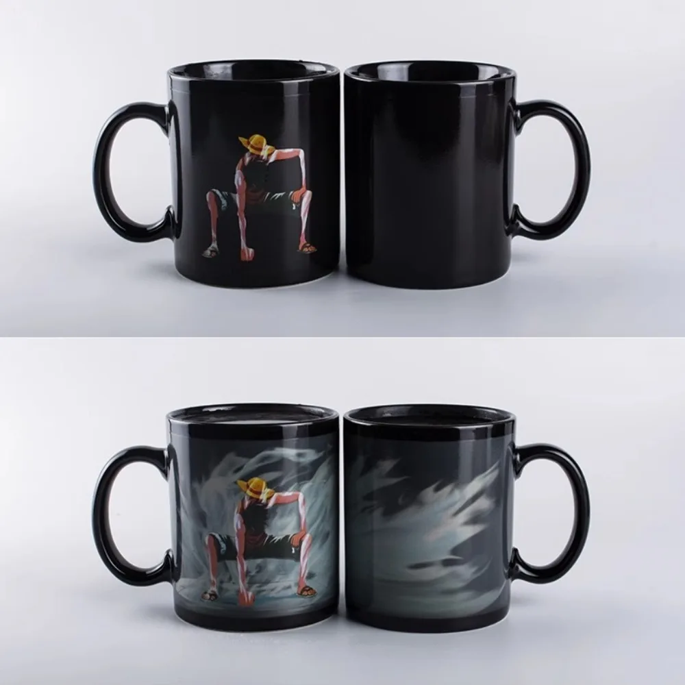 

Dragon Ball Color Changing Mug Son Goku Son Gohan Anime Peripherals Cute Cartoon Originality Ceramic Cup Office Household Mug