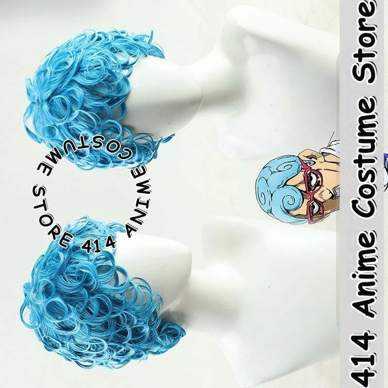 

Game & Anime Ghiaccio Cosplay Wig JoJo's Bizarre Adventure Heat-Resistant Fiber Synthetic Hair