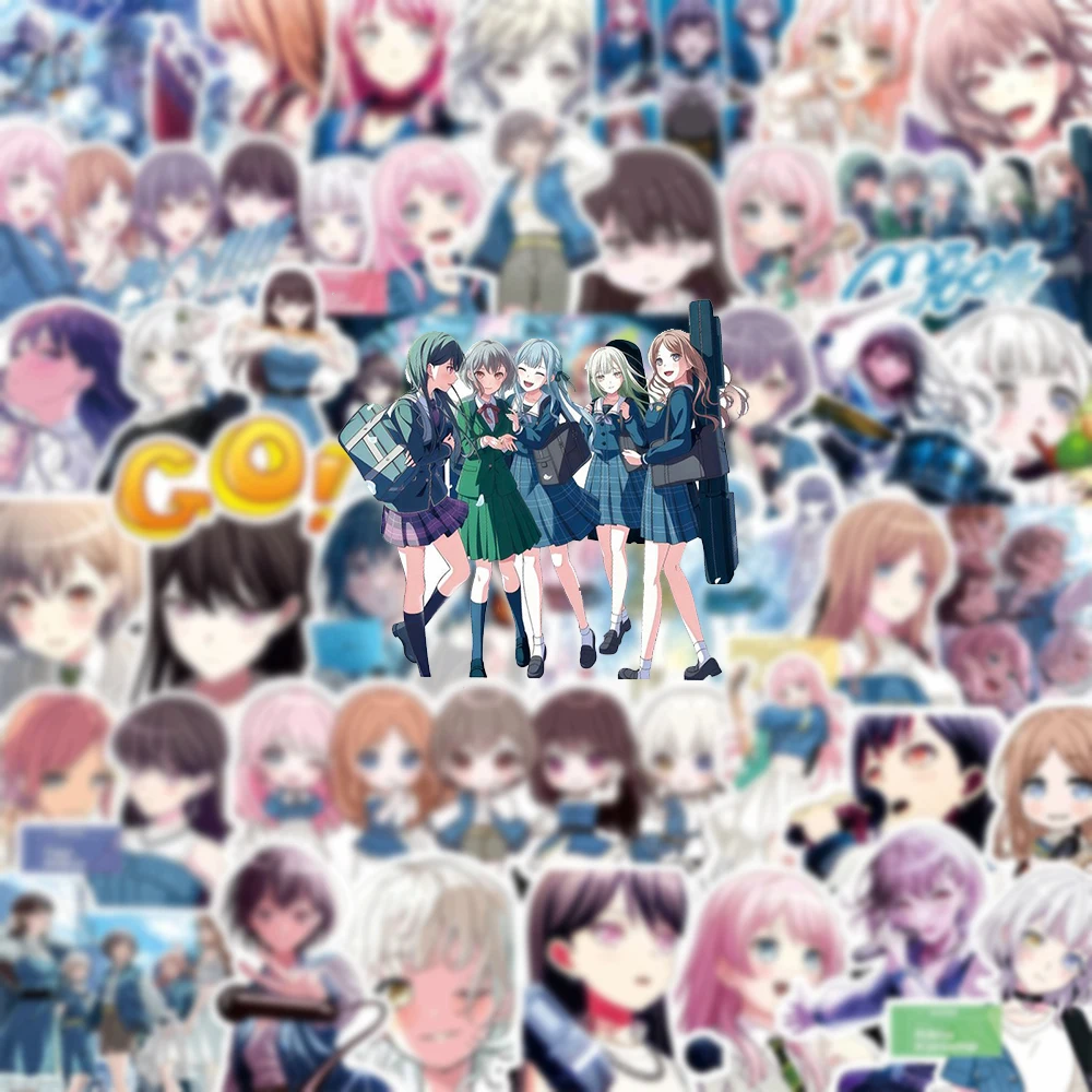 20/40/80pcs Kawaii Girls BanG Dream Stickers Mygo Anime Sticker Cute Takamatsu Tomori Anon Chihaya Rana Kaname Cartoon Decals