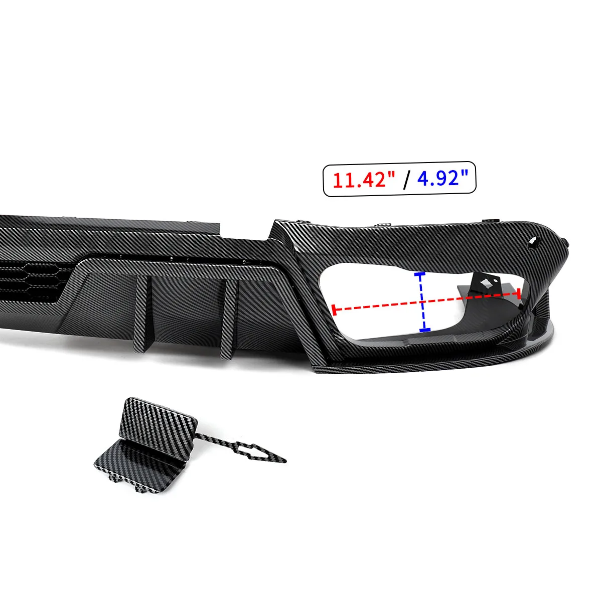 المصد الخلفي الناشر سبويلر لسيارات BMW X5 G05 2019 2020 2021 2022 2023 2024 الكربون نظرة الذيل الناشر الوفير م نمط الأداء #2