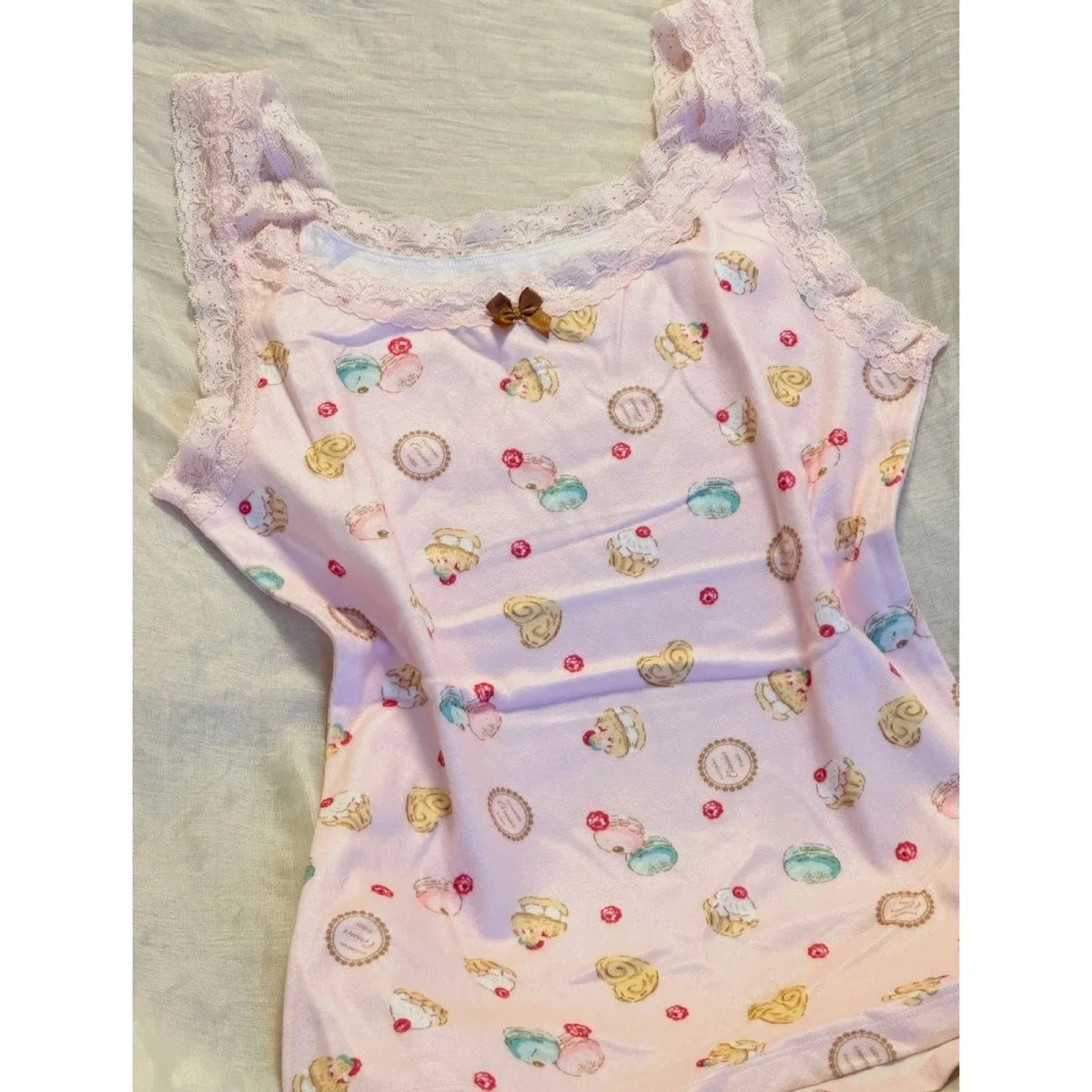 اليابانية Kawaii سترة لطيف الكرتون للفتيات عطلة تي شيرت الصيف جديد تانك القمم تيز الحلو Y2k المحاصيل الأعلى طالب لوليتا تي شيرت