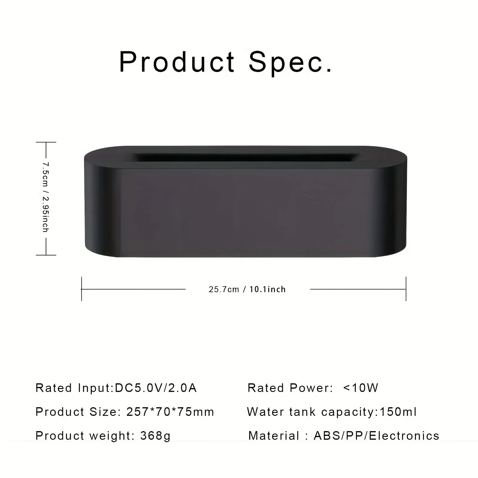 مرطب بالموجات فوق الصوتية LED لهب ثلاثي الأبعاد ، مرطب هادئ ، طاقة USB ، ناشر علاج بالروائح العطرية ، ضباب بارد