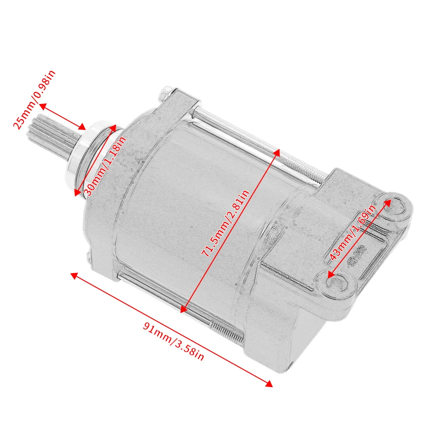 Motorcycle Electric Starter Motor For BMW G310 G310R K03 2016-2020 BMW G310 G310GS K02 2016-2020 OEM:12418559627