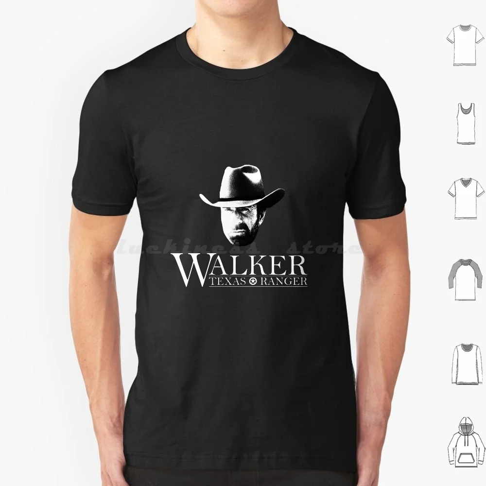 

Walker Texas Ranger ( Chuck Norris ) Head And Logo T Shirt Cotton Men Women DIY Print Walker Texas Ranger Logo Chuck Norris
