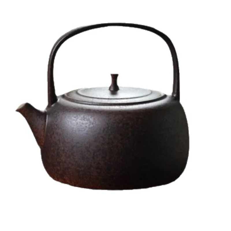 

Household boiling water tea ceramic pot, retro teapot, high temperature resistant electric ceramic stove gas is available