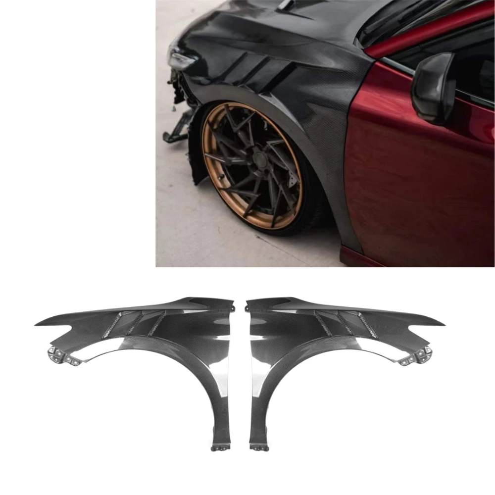 

P Style High Real Carbon Fiber Front Side Fender Trims for for Camry 8th 2018-2023 New Condition Auto Bumper Towing Hitch