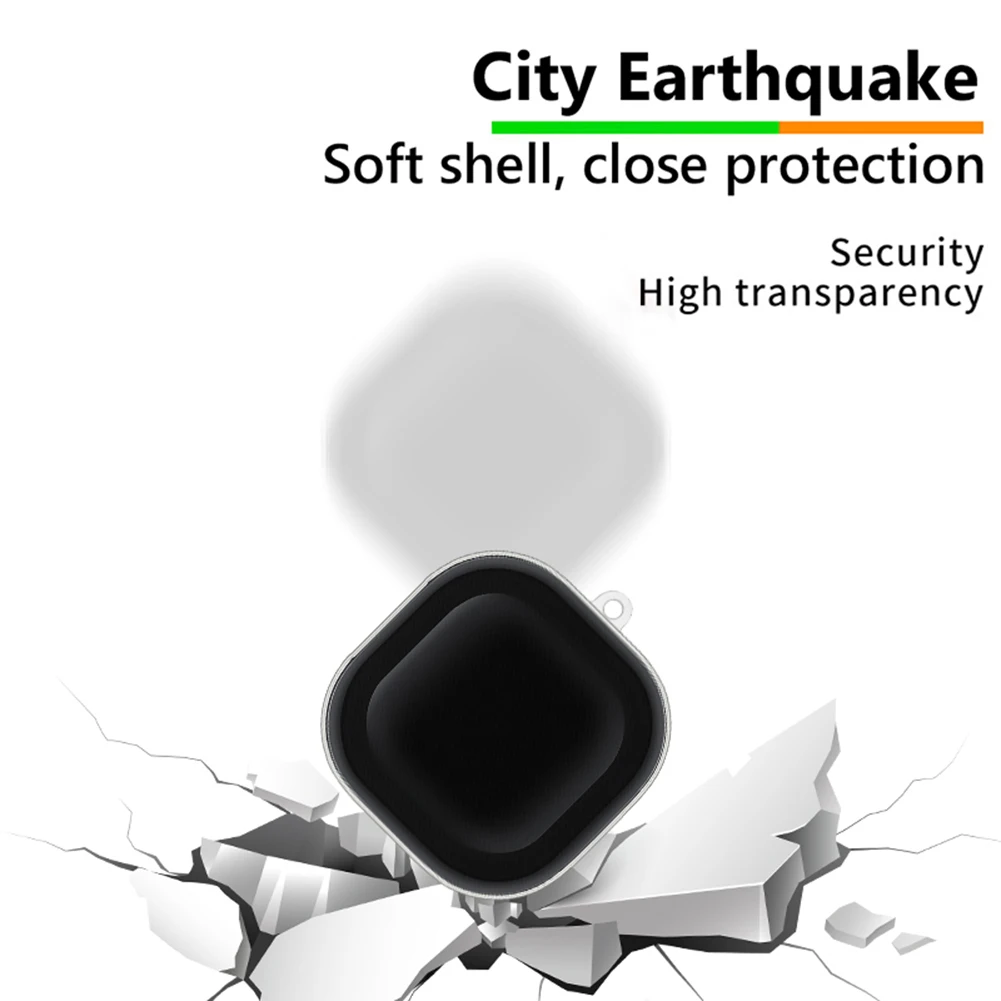 Custodia protettiva per auricolari a cono custodia per cuffie compatibile con Bluetooth senza fili con fibbia per Samsung Galaxybuds2 Live/pro