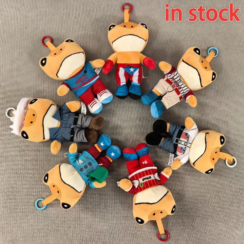 Auf Lager Sapo Concho Bad Bunny Plüsch – Niedlicher Concho Cartoon Plüschtier Schlüsselanhänger Tasche Dekor Stoffpuppe Anhänger Spielzeug Weihnachtsgeschenk