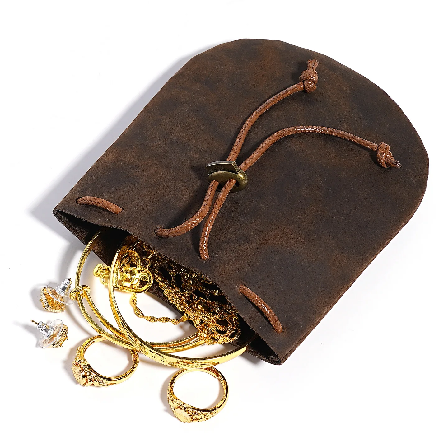 Drawstring Cowhide … - image