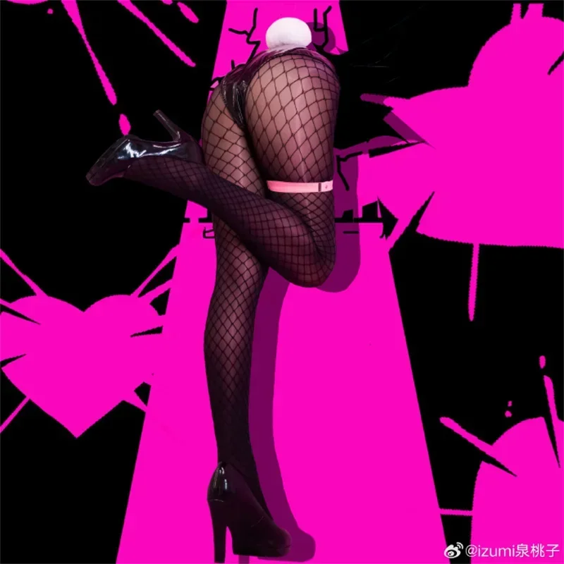 2025 Mi ku الأسود الأرنب الأرنب فتاة ارتداءها حللا الزي الرسمي أنيمي Mikuu تأثيري ازياء الساخن #6