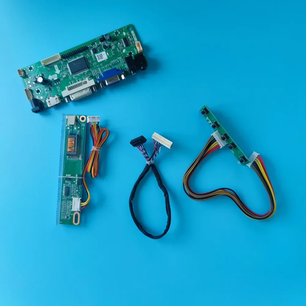 Controller board DVI VGA LCD support kit  diy for 15.4 inch 1280X800 lcd panel N154I1-L02 B154EW01 V9 LP154W01-TL12 Display LCD
