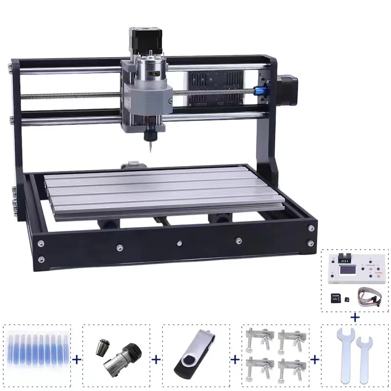 Laserowa maszyna grawerująca CNC 3018 Pro Mini 3 osi w/ Offline kontroler sterujący GRBL DIY frezarka do drewna PCB