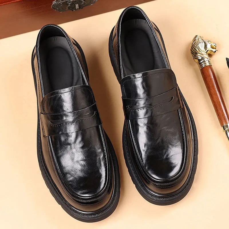 

Мужские повседневные туфли для бизнеса, модные дизайнерские кожаные туфли, классические роскошные туфли без шнурков, высококачественные туфли из мягкой кожи для мужчин