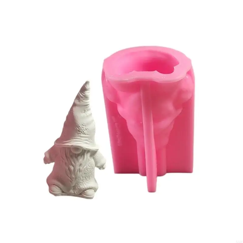 A52E Trang trí nhà Silicone khuôn gnome Hình tượng đồ trang trí đồ trang trí khuôn mẫu