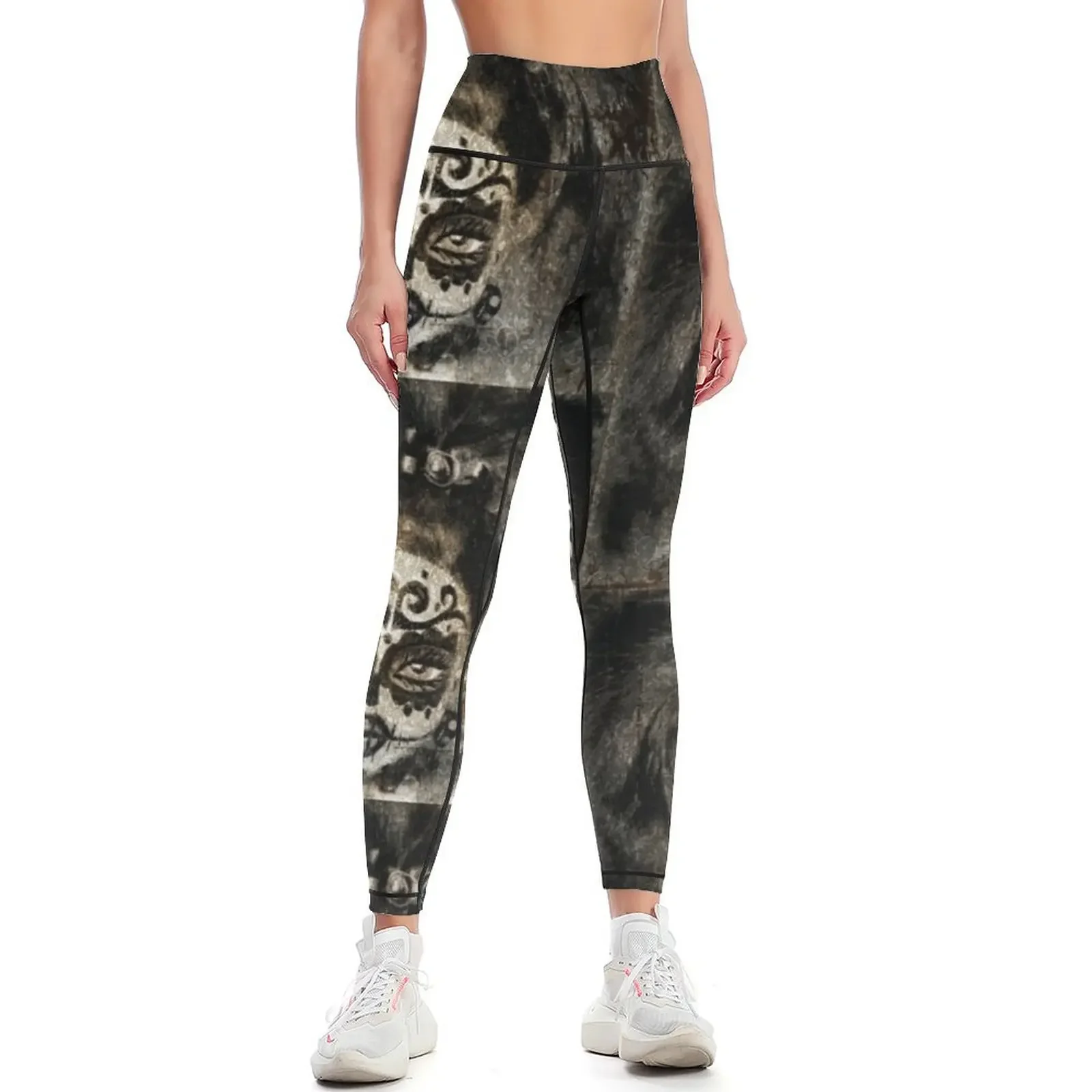 

My Painted Doll (Sugar Skull) DOD Leggings Women's pants gym wear gym pants gym womans Womens Leggings